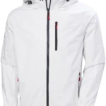 MEN'S CREW HOODED SAILING JACKET 2.0 - 001 WHITE