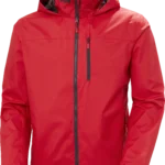 MEN'S CREW HOODED SAILING JACKET 2.0 - 162 RED