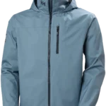 MEN'S CREW HOODED SAILING JACKET 2.0 - 601 WASHED NAVY