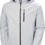 MEN'S CREW HOODED SAILING JACKET 2.0 - 853 GREY FOG