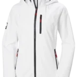WOMEN'S CREW HOODED SAILING JACKET 2.0 - 001 WHITE