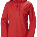 WOMEN'S CREW HOODED SAILING JACKET 2.0 - 162 RED