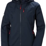 WOMEN'S CREW HOODED SAILING JACKET 2.0 - 597 NAVY