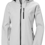 WOMEN'S CREW HOODED SAILING JACKET 2.0 - 853 GREY FOG