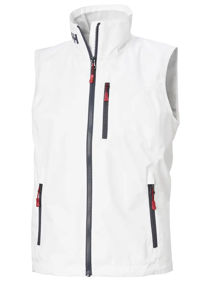 WOMEN'S CREW SAILING VEST 2.0 - 001 WHITE