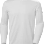 MEN'S HH TECH CREW LONG SLEEVE 2.0 - 001 WHITE