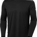 MEN'S HH TECH CREW LONG SLEEVE 2.0 - 980 EBONY