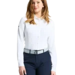 WS TECH PIQUE SHIRT LS - W02 BRIGHT WHITE