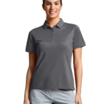 WS TECH PIQUE POLO SS - W14 TITANIUM