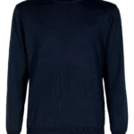 PARAGGI ROUND-NECK PULLOVER - 100 NAVY