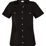 SUMMERLAND SHIRT S/S WOMAN - 043 DEEP BLACK