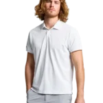 TECH PIQUE POLO SS - W02 BRIGHT WHITE