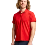 TECH PIQUE POLO SS - W07 REAL RED