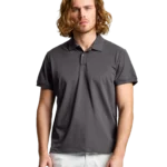 TECH PIQUE POLO SS - W14 TITANIUM