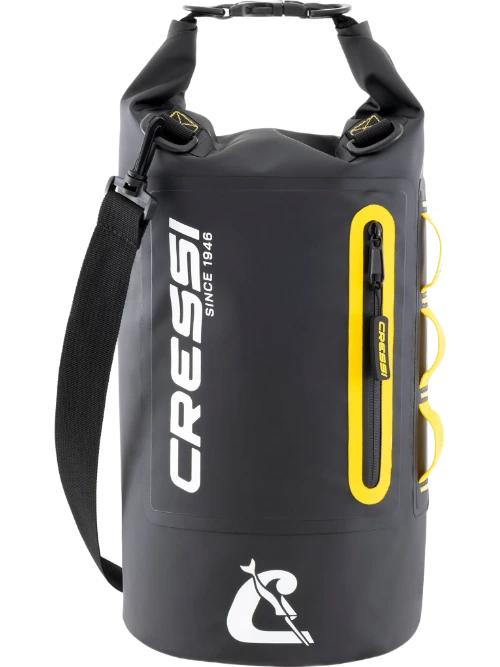 SACCA DRY BAG OCELOT 30L NERO/GIALLO 30lt - immagine 2