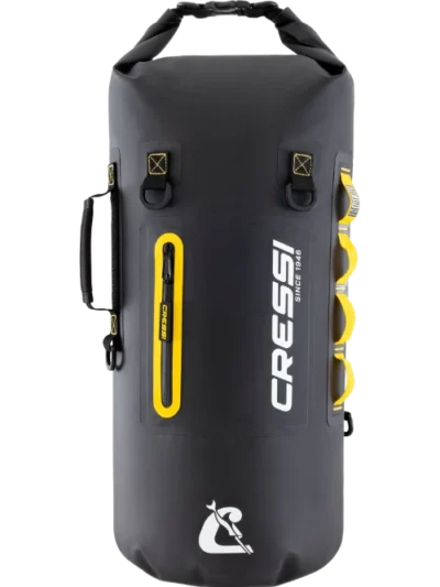 SACCA DRY BAG OCELOT 30L NERO/GIALLO 30lt